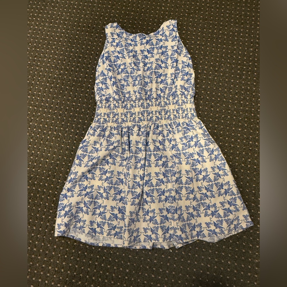 Universal Thread Blue Ikat Sleeveless Mini Dress.